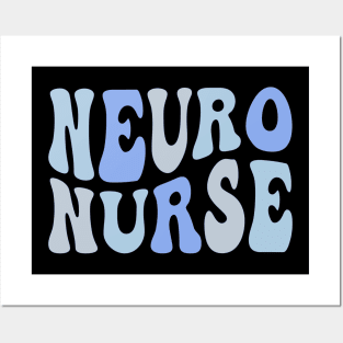 Groovy Neuro Trauma Icu Nurse Neurology Nurse Neuroscience Posters and Art